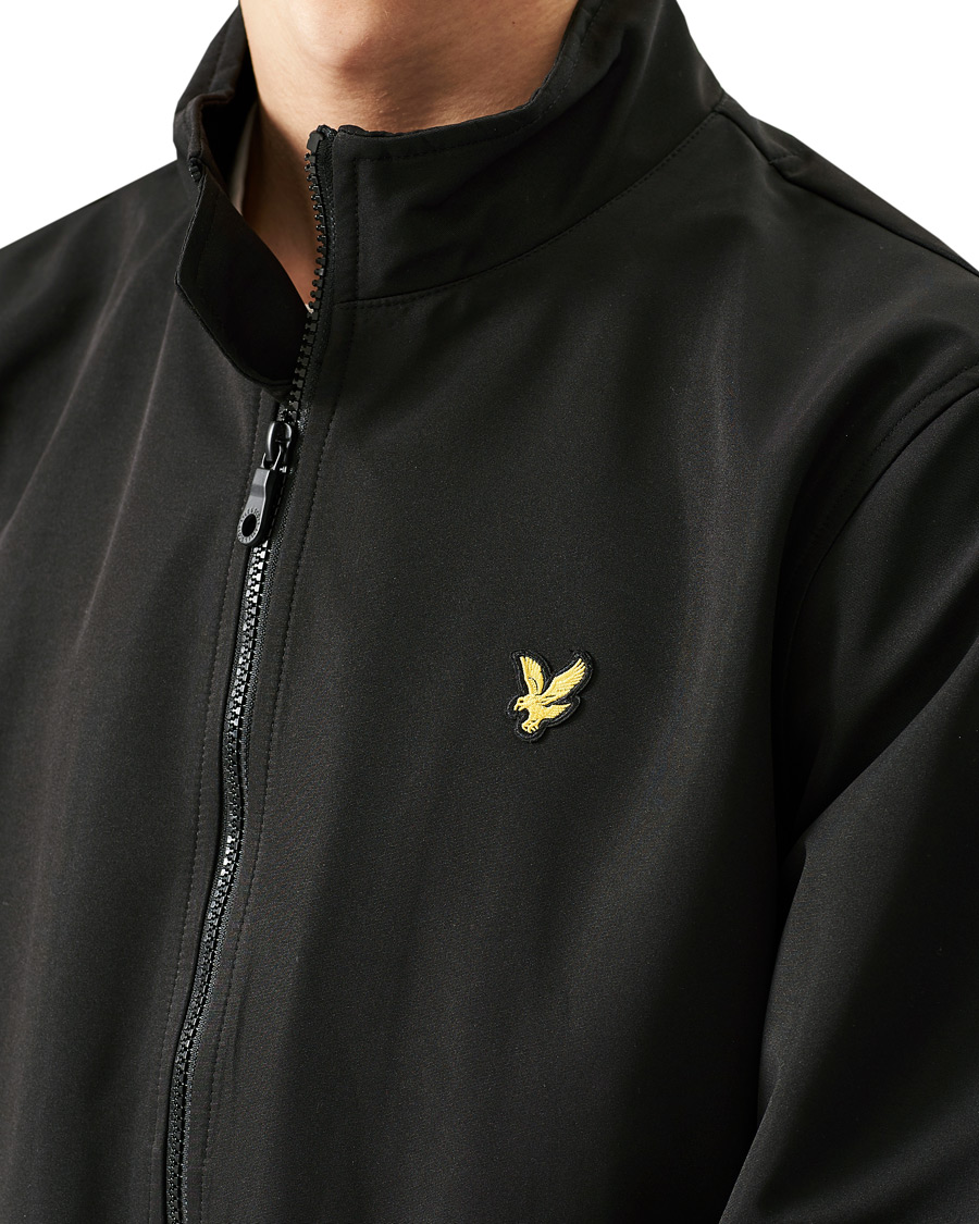 Herre | Jakker | Lyle & Scott | Mesh Backed Funnel Neck Jacket Jet Black