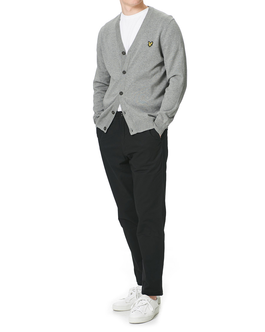 Herre | Gensere | Lyle & Scott | Cotton Cardigan Grey