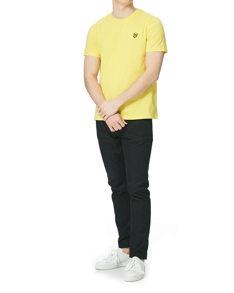 Herre | T-Shirts | Lyle & Scott | Crew Neck Organic Cotton Tee Yellow