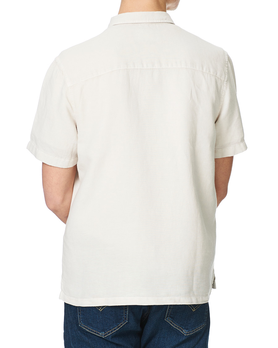 Herre | Skjorter | Lyle & Scott | Washed Cotton Linen Shirt Mist
