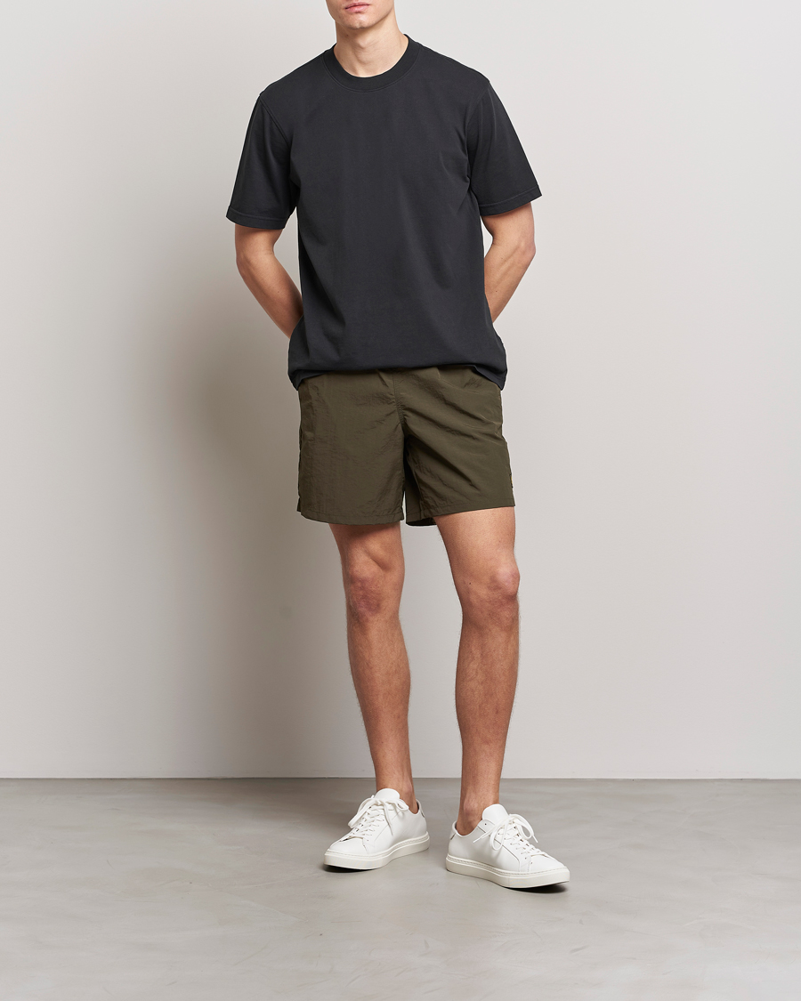 Herre | Badeshorts | Lyle & Scott | Plain Swimshorts Olive