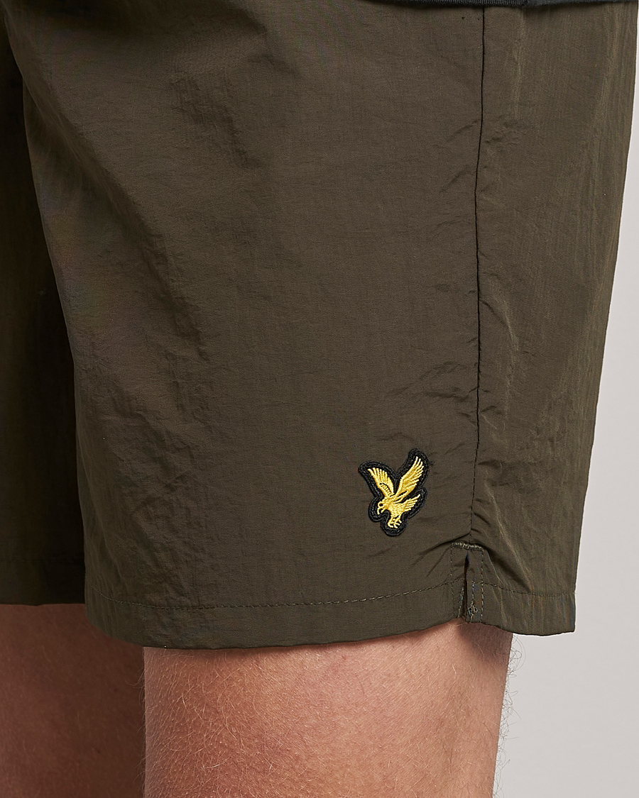 Herre | Badeshorts | Lyle & Scott | Plain Swimshorts Olive