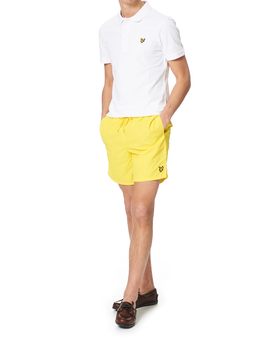 Herre | Badeshorts | Lyle & Scott | Plain Swim Shorts Sunshine Yellow