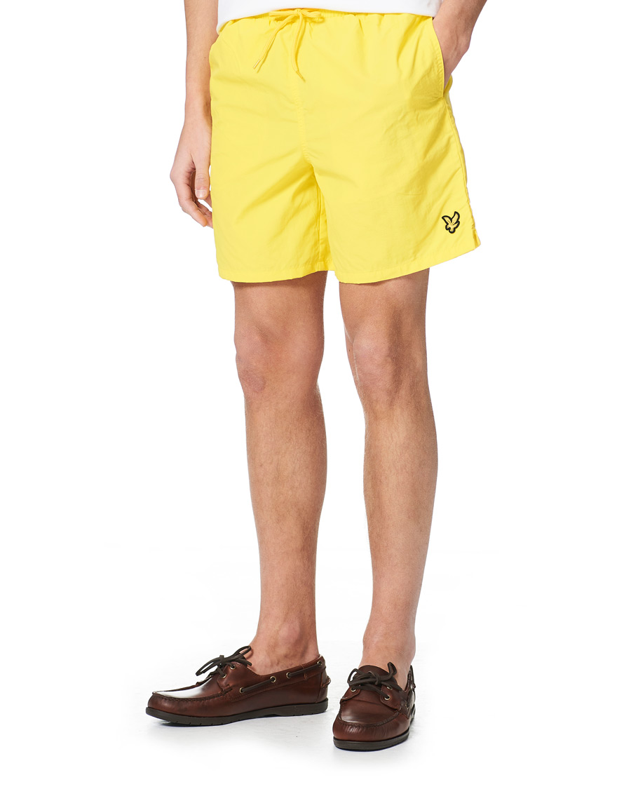 Herre | Badeshorts | Lyle & Scott | Plain Swim Shorts Sunshine Yellow