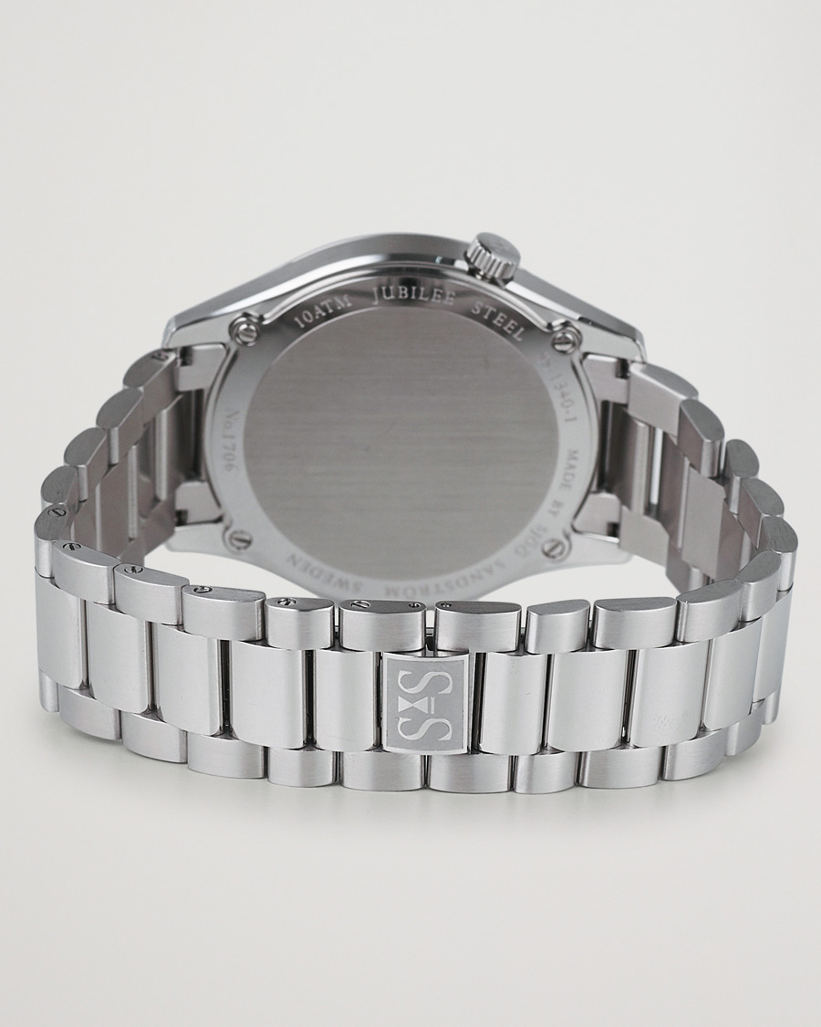 Herre | Sjöö Sandström Jubilee Steel Quartz 40mm Blue/Steel | Sjöö Sandström | Jubilee Steel Quartz 40mm Blue/Steel