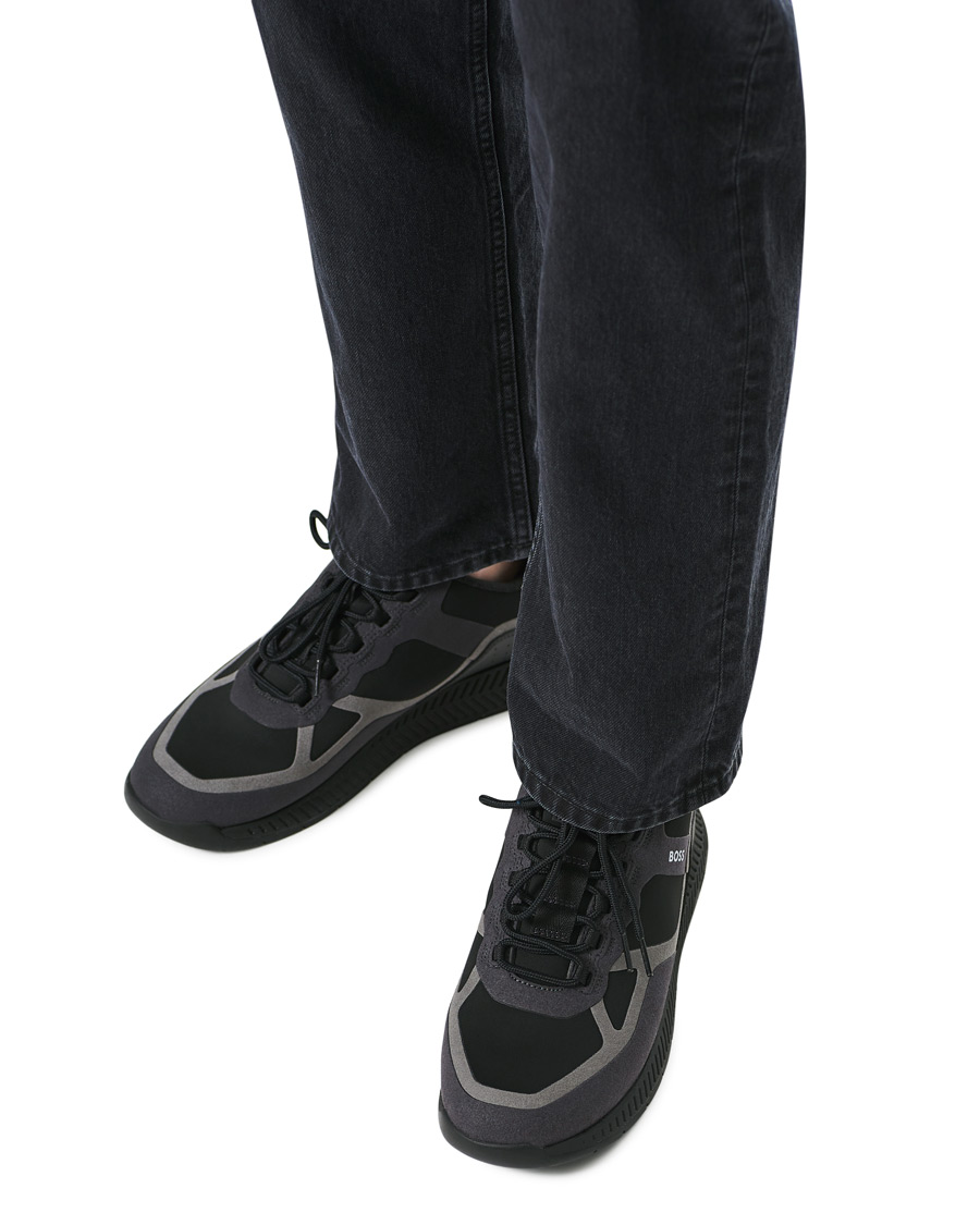 Herre | BOSS Titanium Running Lymx Sneaker Black | BOSS BLACK | BOSS Titanium Running Lymx Sneaker Black