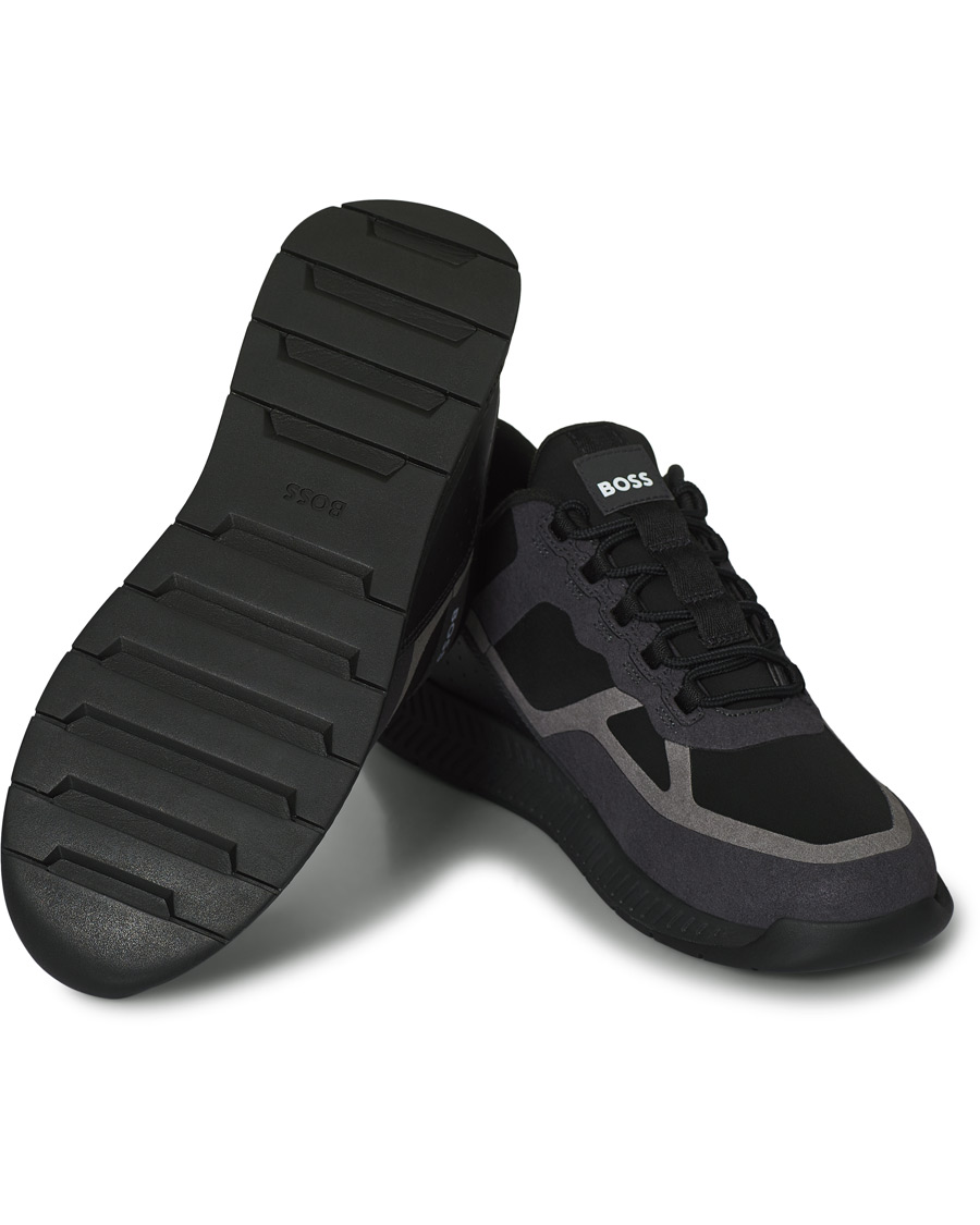 Herre | BOSS Titanium Running Lymx Sneaker Black | BOSS BLACK | BOSS Titanium Running Lymx Sneaker Black