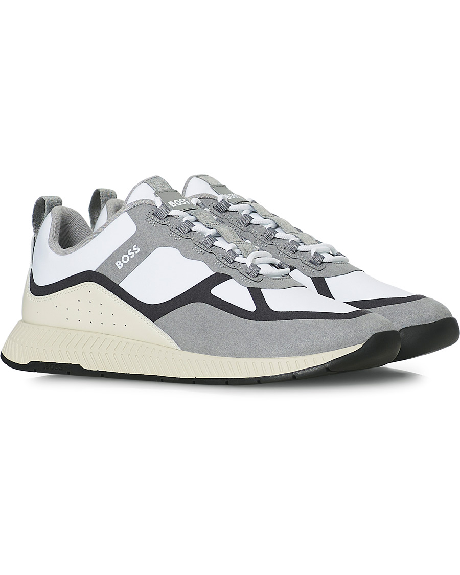 Herre | BOSS Titanium Running Lymx Sneaker Open White | BOSS BLACK | BOSS Titanium Running Lymx Sneaker Open White