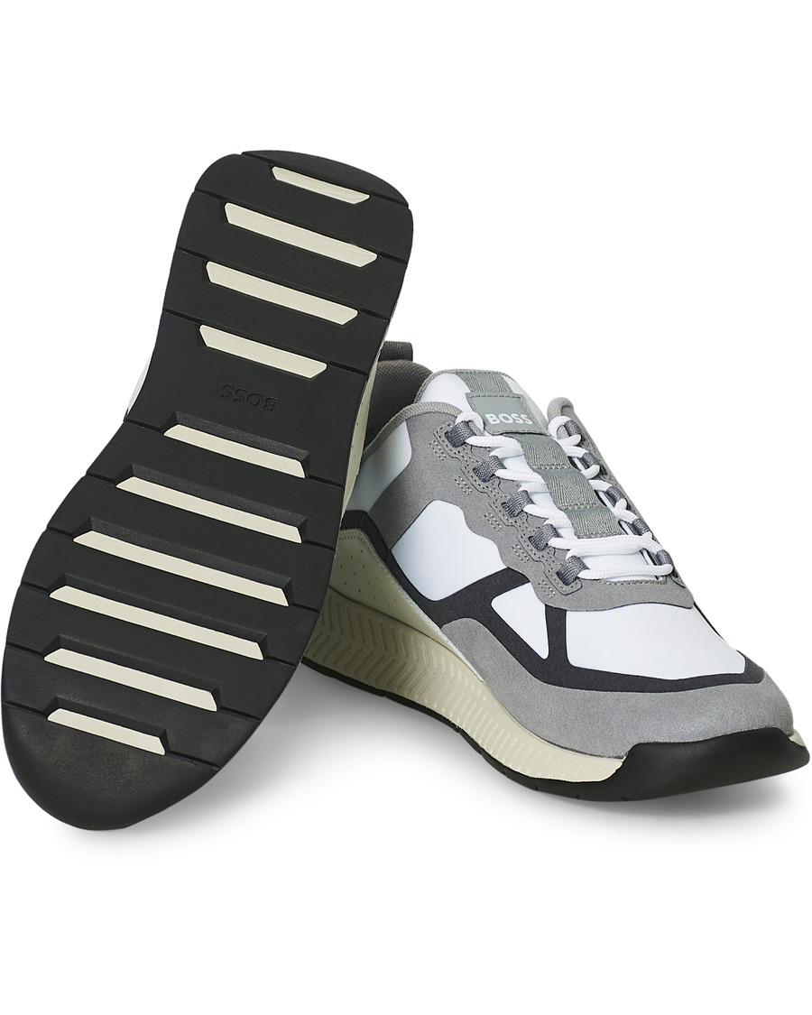Herre | BOSS Titanium Running Lymx Sneaker Open White | BOSS BLACK | BOSS Titanium Running Lymx Sneaker Open White