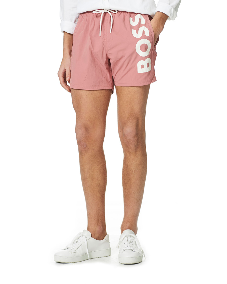 Herre | Badeshorts | BOSS BLACK | BOSS Octopus Logo Swimtrunks Open Pink