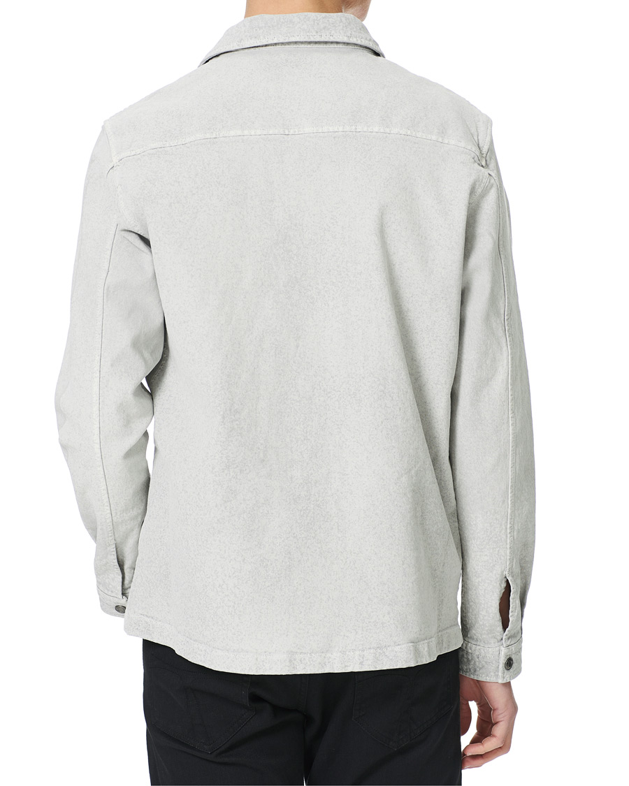 Herre | Skjorter | HUGO | Enalu Overshirt Medium Grey
