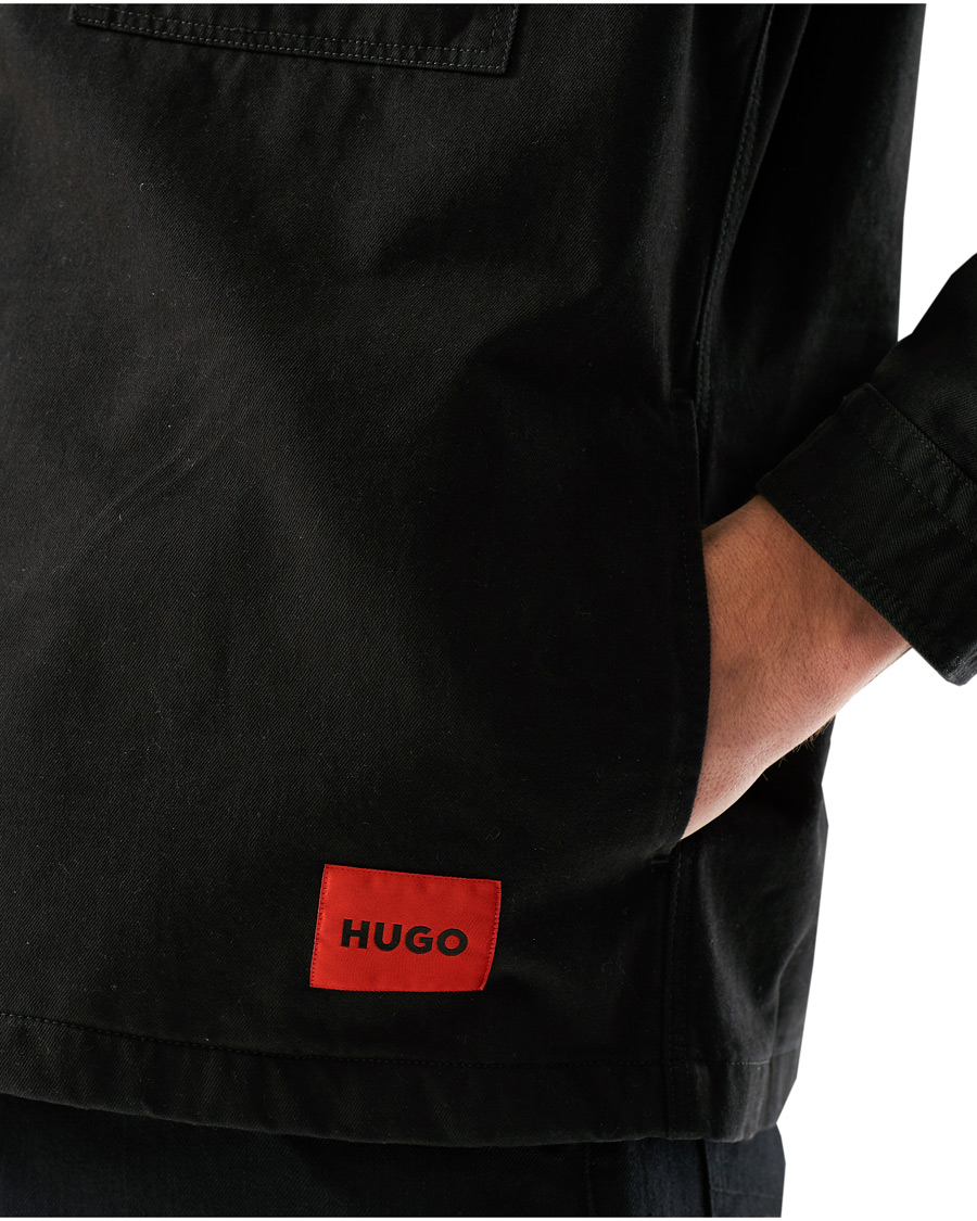 Herre | Skjorter | HUGO | Enalu Overshirt Black