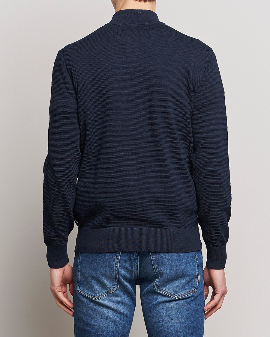 Herre | Gensere | BOSS BLACK | Ebrando Half-Zip Dark Blue