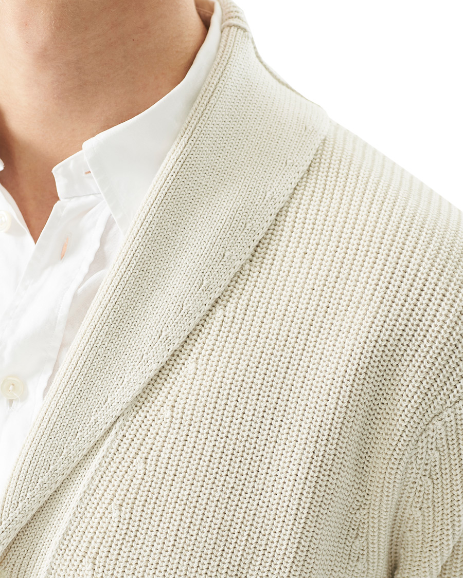 Herre | Gensere | BOSS BLACK | BOSS Etion Shawl Collar Cardigan Open White
