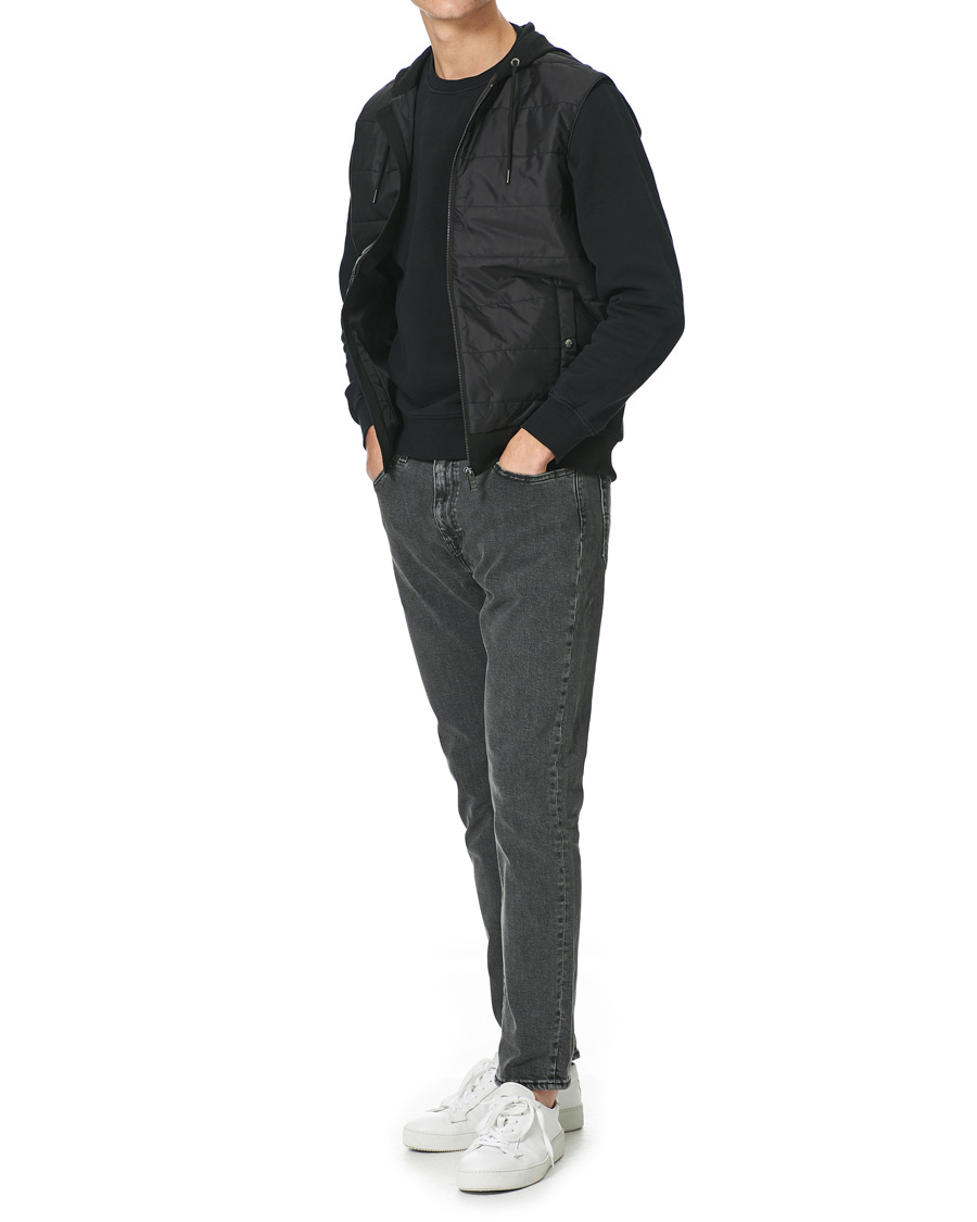 Herre | Jakker | BOSS BLACK | BOSS Landino Hybrid Hooded Vest Black