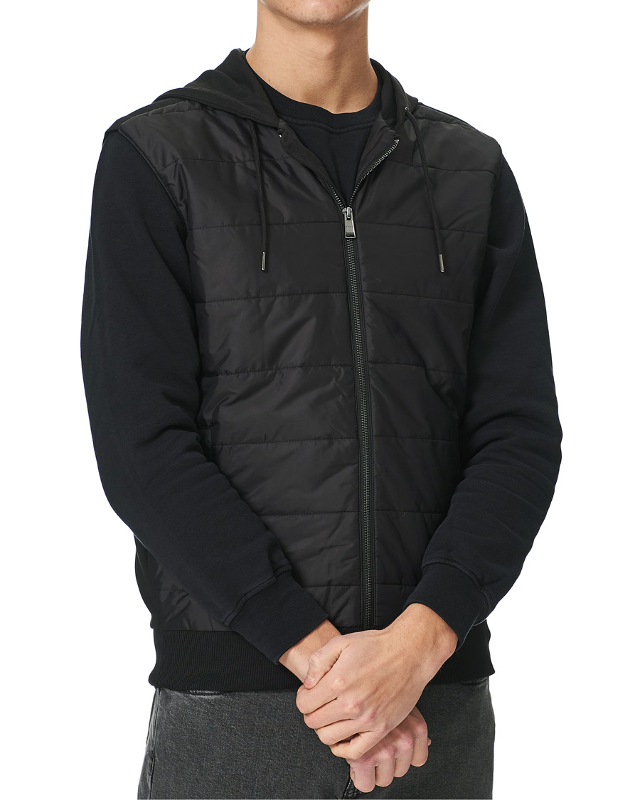 Herre | Jakker | BOSS BLACK | BOSS Landino Hybrid Hooded Vest Black