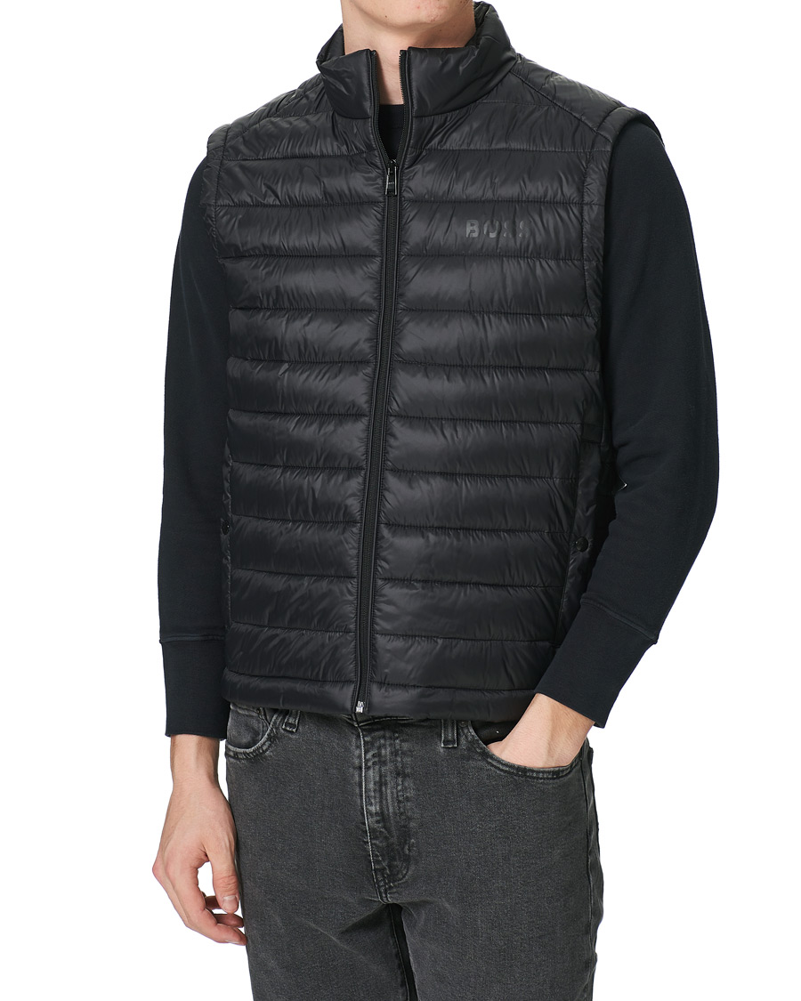 Herre | | BOSS | Calano Down Vest Black