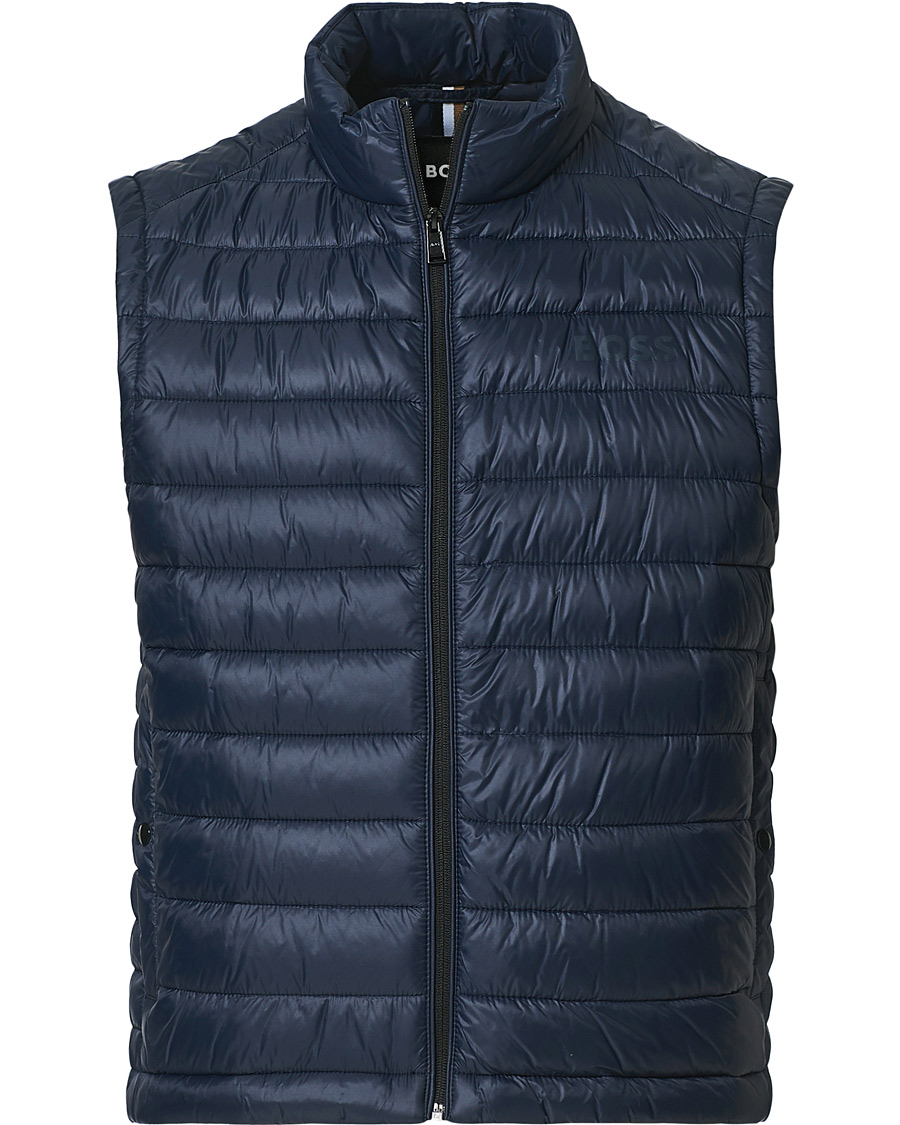 Herre | Vester | BOSS BLACK | Calano Down Vest Dark Blue