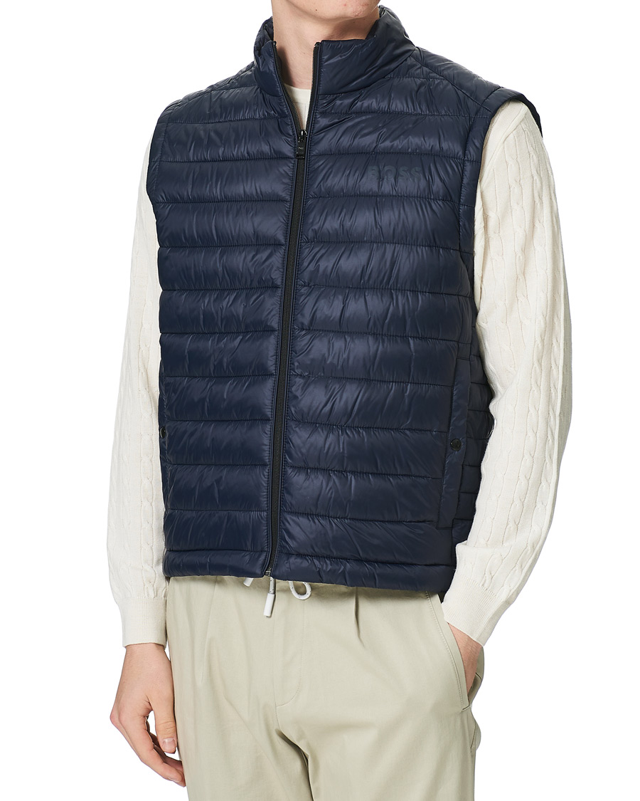 Herre | Vester | BOSS BLACK | Calano Down Vest Dark Blue