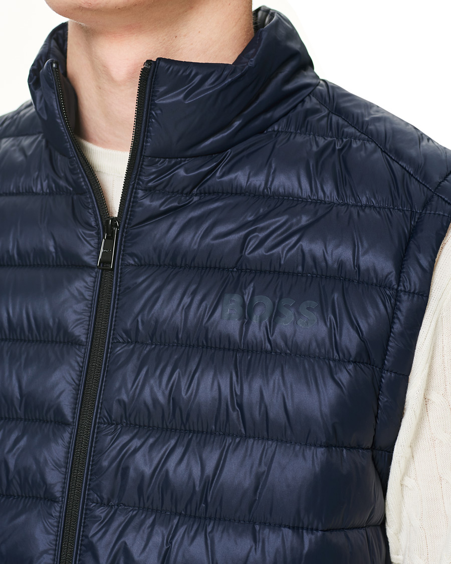 Herre | Vester | BOSS BLACK | Calano Down Vest Dark Blue
