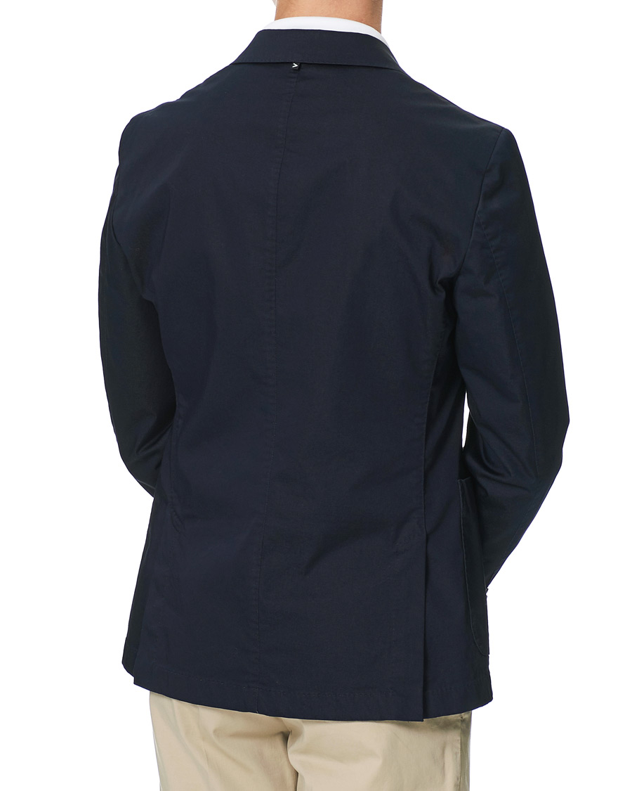 Herre | Dressjakker | BOSS BLACK | BOSS Hanry Cotton Blazer Dark Blue