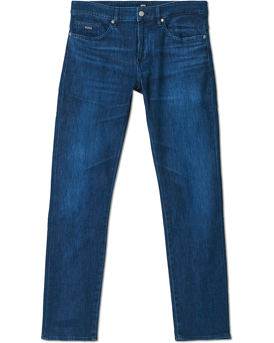 Herre | Jeans | BOSS BLACK | BOSS Delaware3 Slim Fit Stretch Jeans Medium Blue