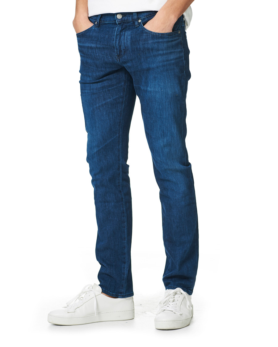 Herre | Jeans | BOSS BLACK | BOSS Delaware3 Slim Fit Stretch Jeans Medium Blue