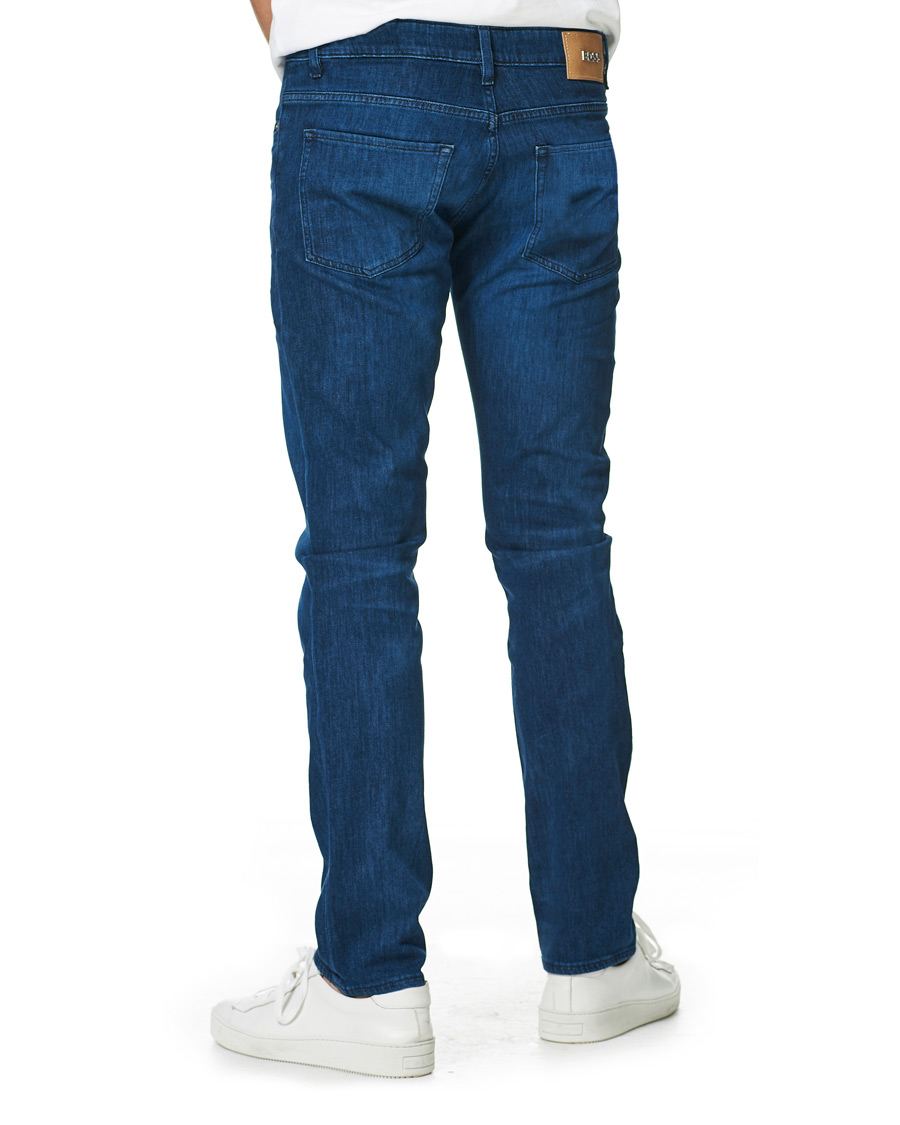 Herre | Jeans | BOSS BLACK | BOSS Delaware3 Slim Fit Stretch Jeans Medium Blue