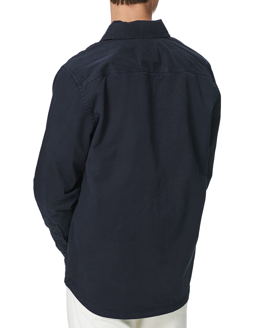 Herre | Skjorter | BOSS ORANGE | BOSS Casual Locky Pocket Overshirt Dark Blue