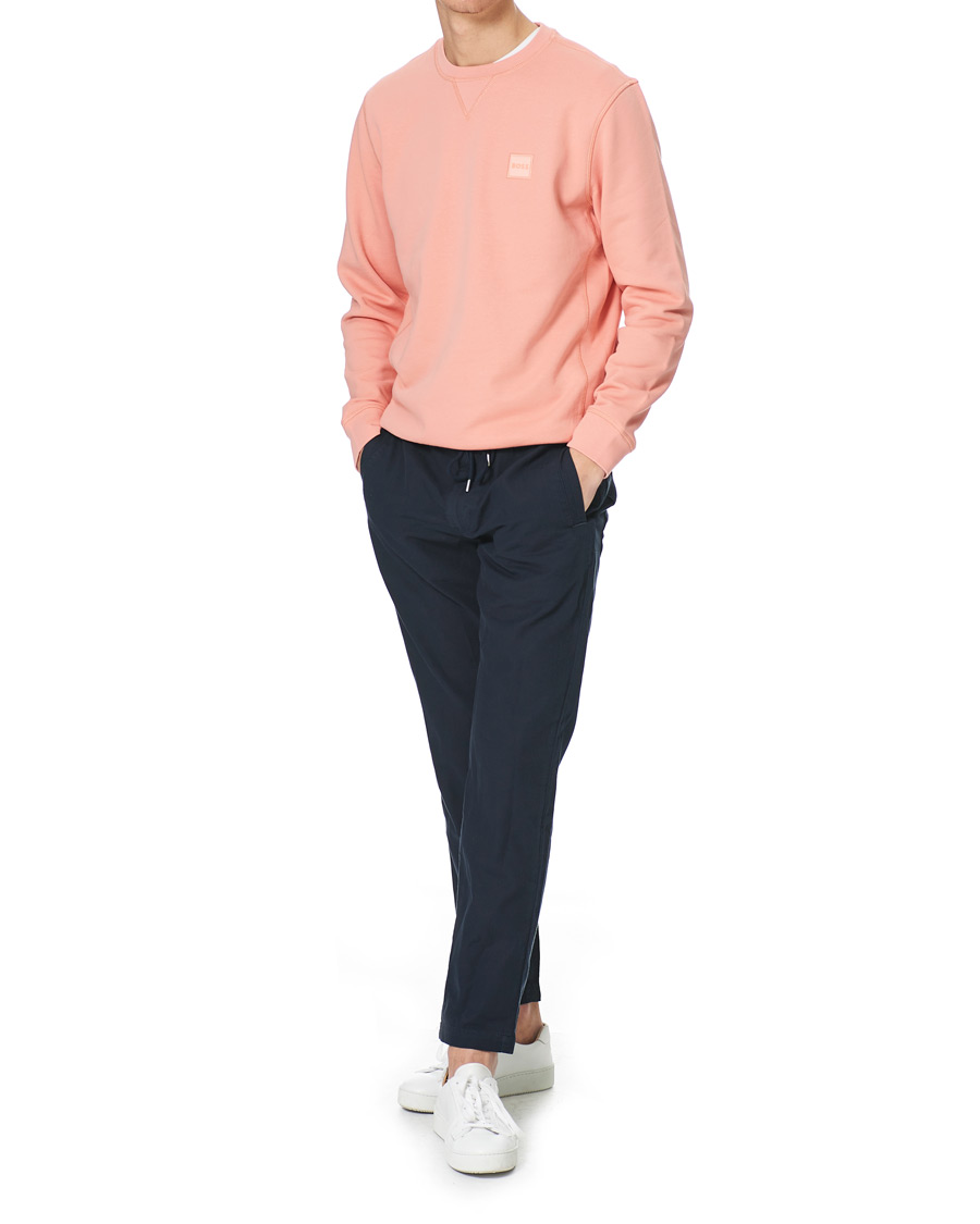 Herre | Gensere | BOSS ORANGE | BOSS Casual Westart Logo Sweatshirt Pastel Red