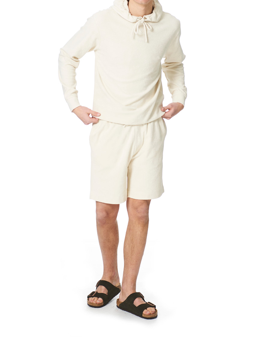 Herre | Gensere | BOSS ORANGE | BOSS Casual Wetowel Terry Hoodie Open White