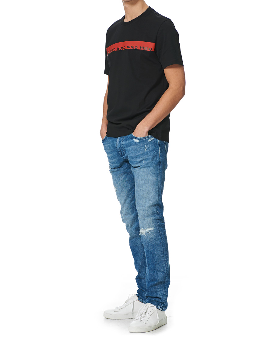 Herre | Jeans | BOSS ORANGE | BOSS Casual Delaware Slim Fit Shredded Jeans Medium Blue