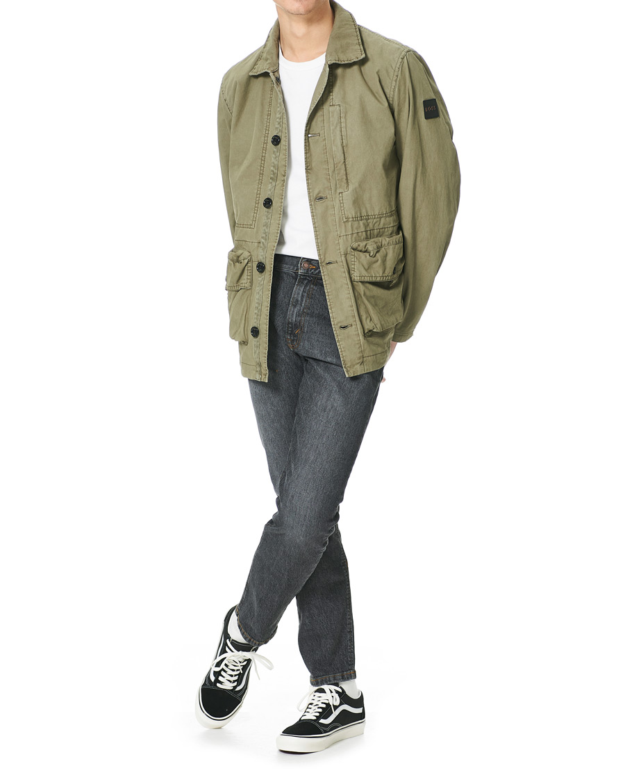 Herre | Jakker | BOSS ORANGE | BOSS Casual Osmar Field Jacket Open Green