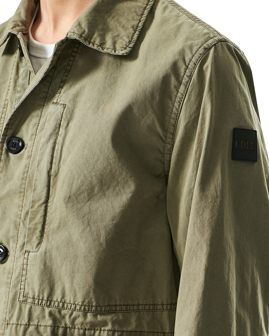 Herre | Jakker | BOSS ORANGE | BOSS Casual Osmar Field Jacket Open Green