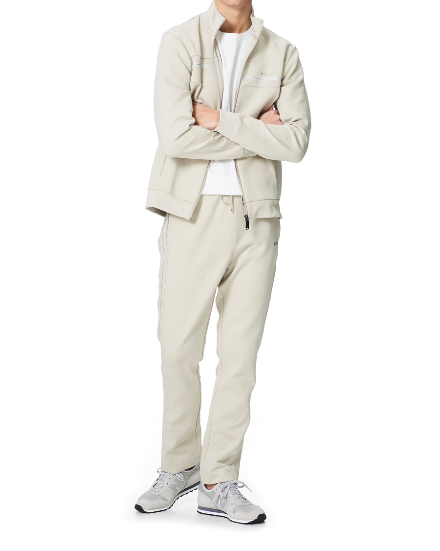 Herre | Gensere | BOSS GREEN | BOSS Athleisure Skaz Full Zip Light Beige