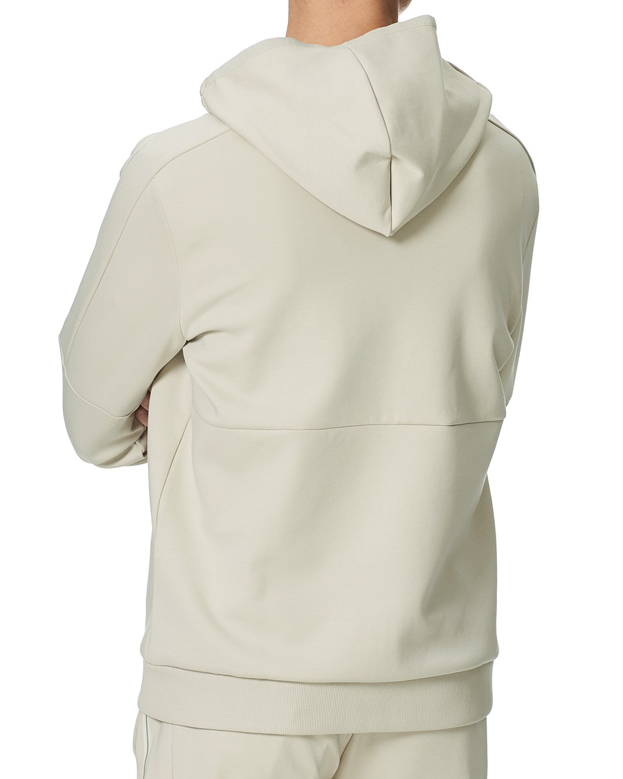 Herre | Gensere | BOSS GREEN | BOSS Athleisure Saggy Full Zip Hoodie Light Beige