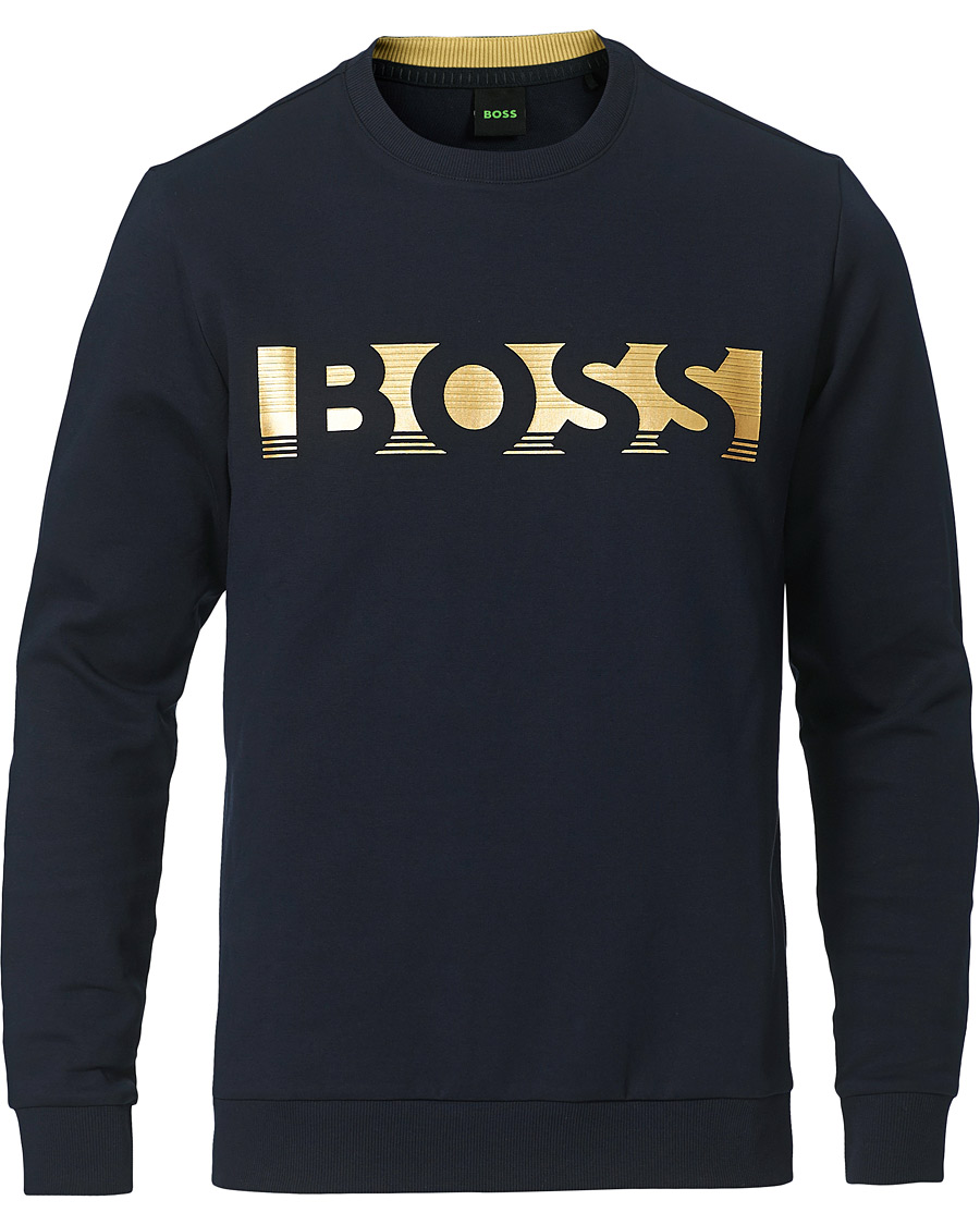 Herre | Gensere | BOSS GREEN | BOSS Athleisure Salbo Sweatshirt Dark Blue