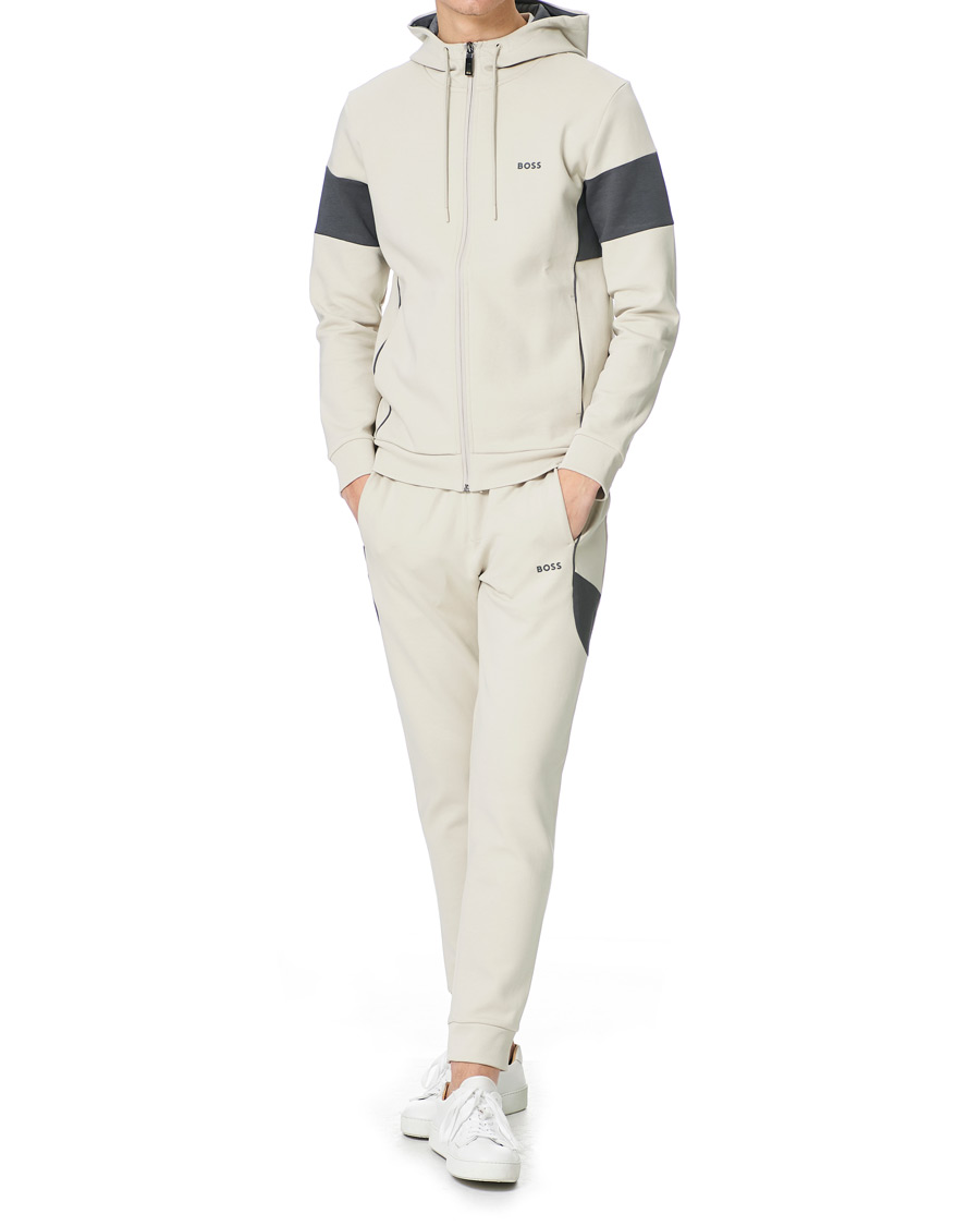 Herre | Gensere | BOSS GREEN | BOSS Athleisure Tracksuit Set Light Beige