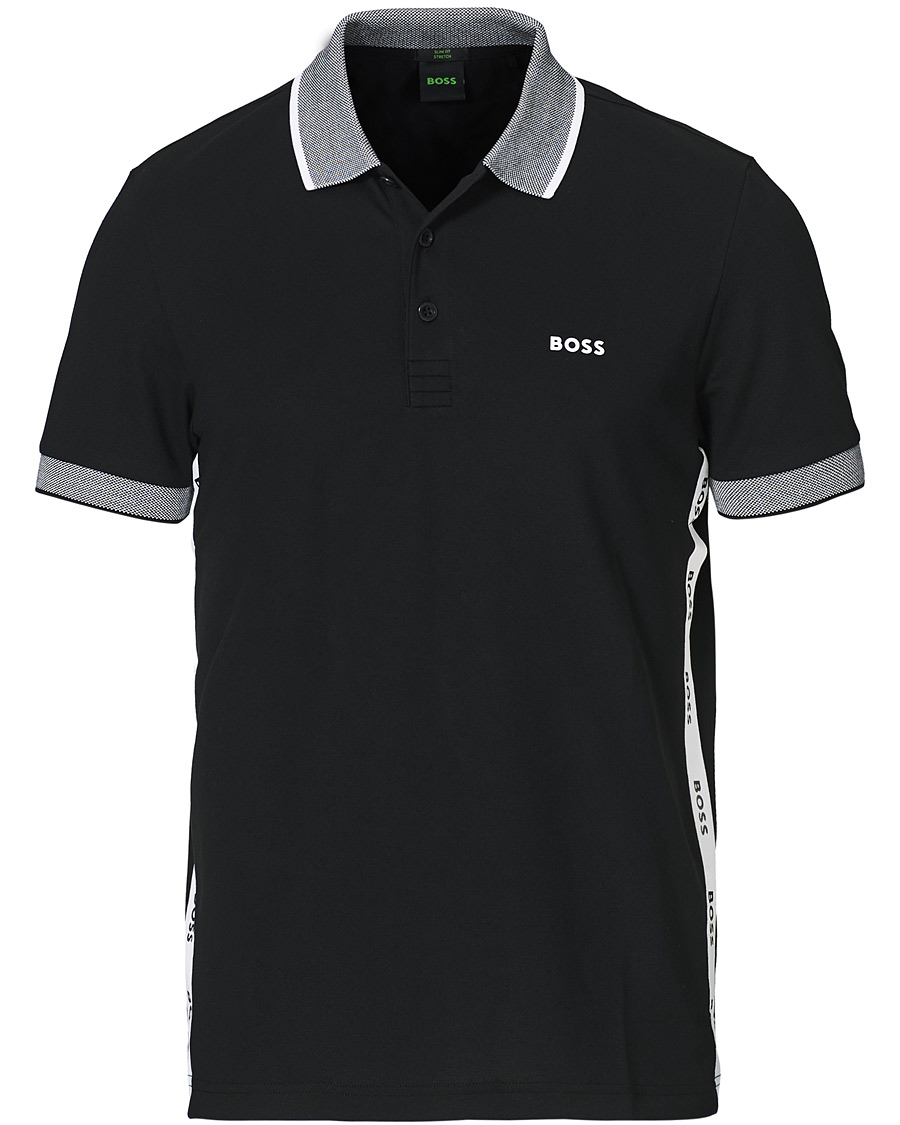 Herre | Pikéer | BOSS GREEN | BOSS Athleisure Paule Logo Polo Black
