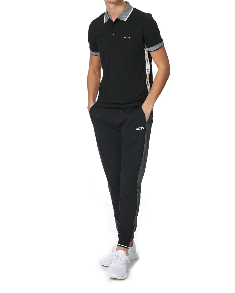 Herre | Pikéer | BOSS GREEN | BOSS Athleisure Paule Logo Polo Black