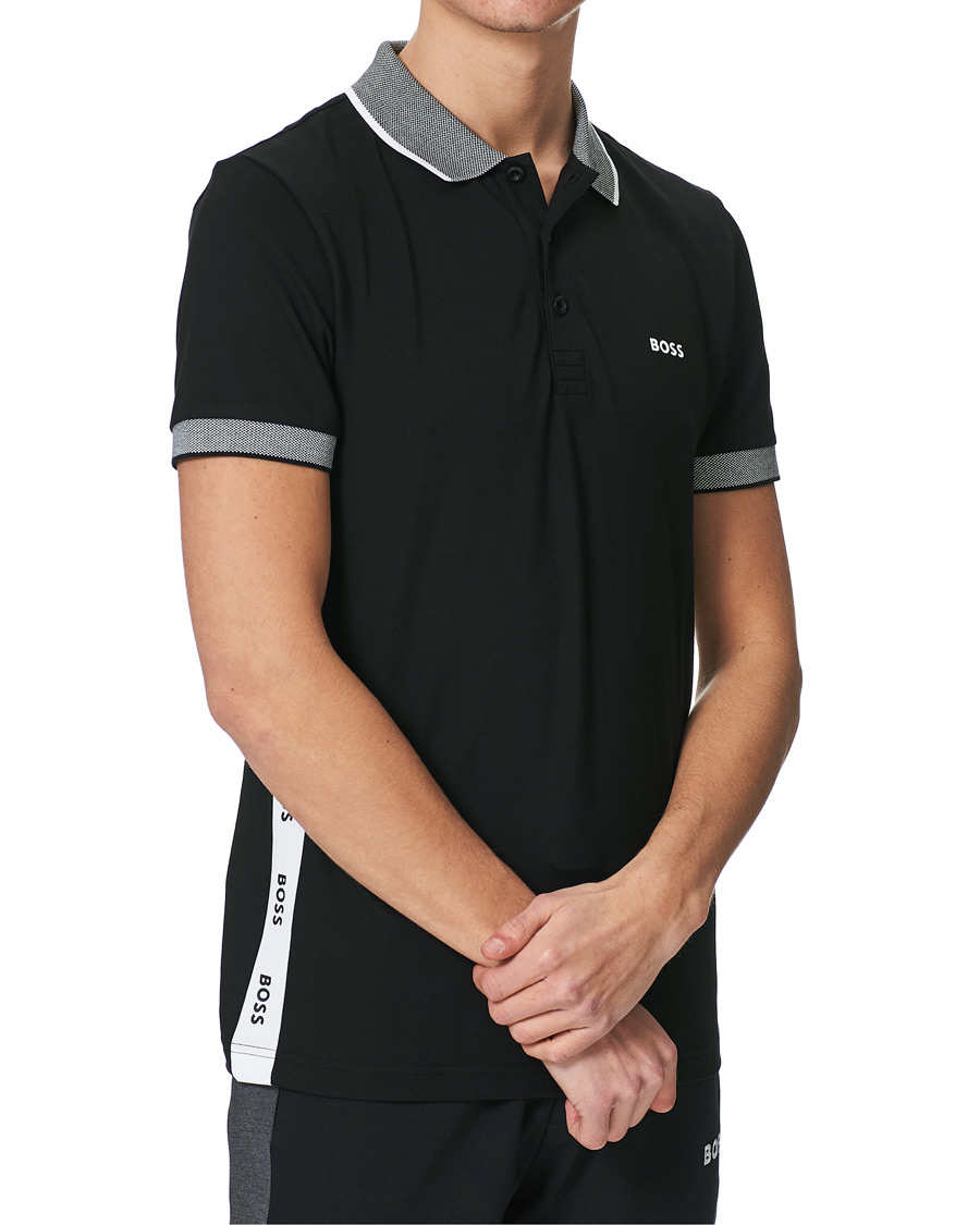Herre | Pikéer | BOSS GREEN | BOSS Athleisure Paule Logo Polo Black