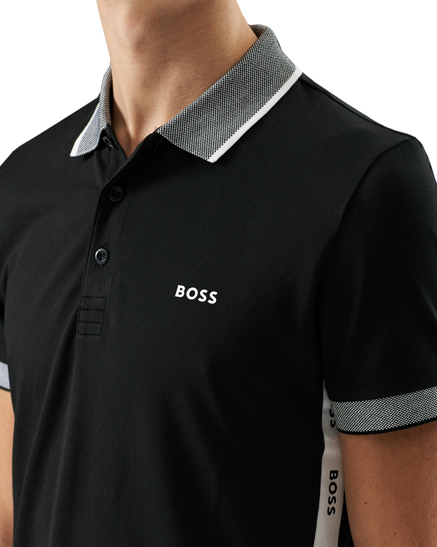 Herre | Pikéer | BOSS GREEN | BOSS Athleisure Paule Logo Polo Black