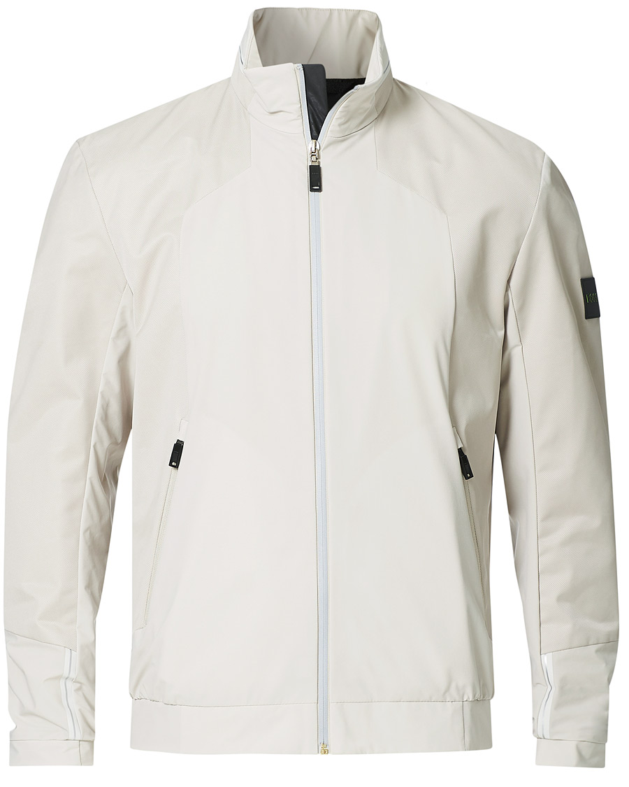 Herre | Jakker | BOSS GREEN | BOSS Athleisure Furio Taped Logo Jacket Light Beige