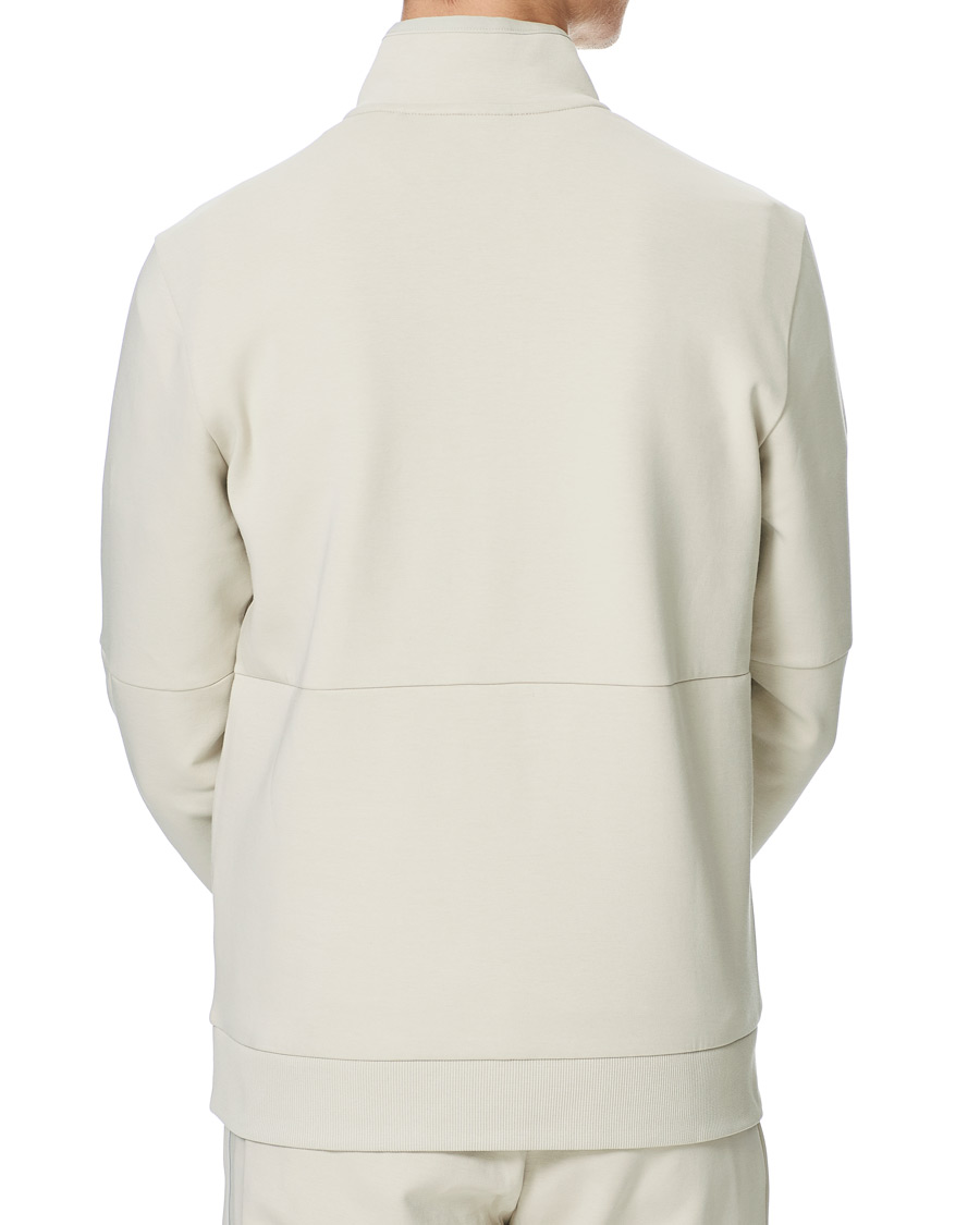 Herre | Gensere | BOSS GREEN | BOSS Athleisure Sweat Half Zip Light Beige