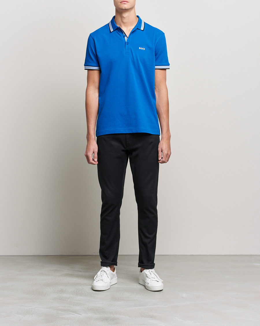 Herre | Pikéer | BOSS GREEN | Paddy Piké Medium Blue