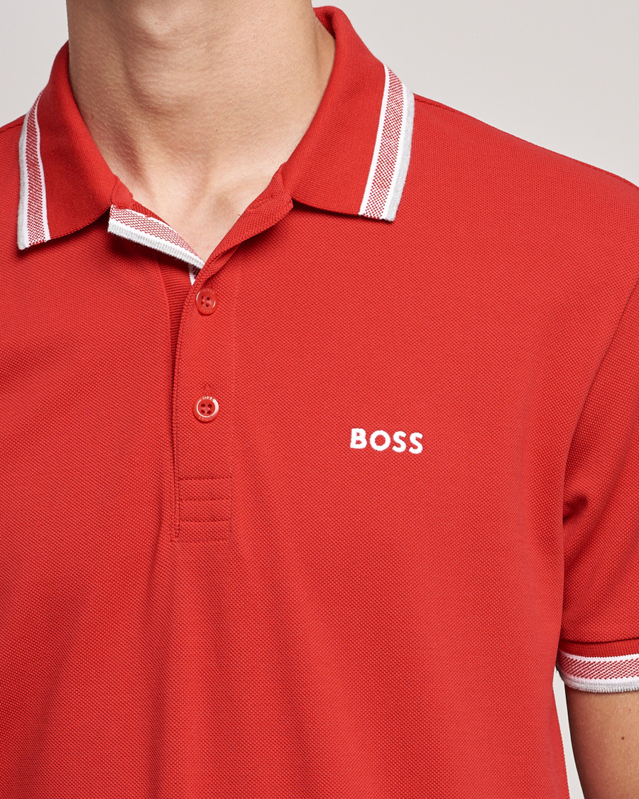 Herre | Pikéer | BOSS GREEN | Paddy Piké Medium Red