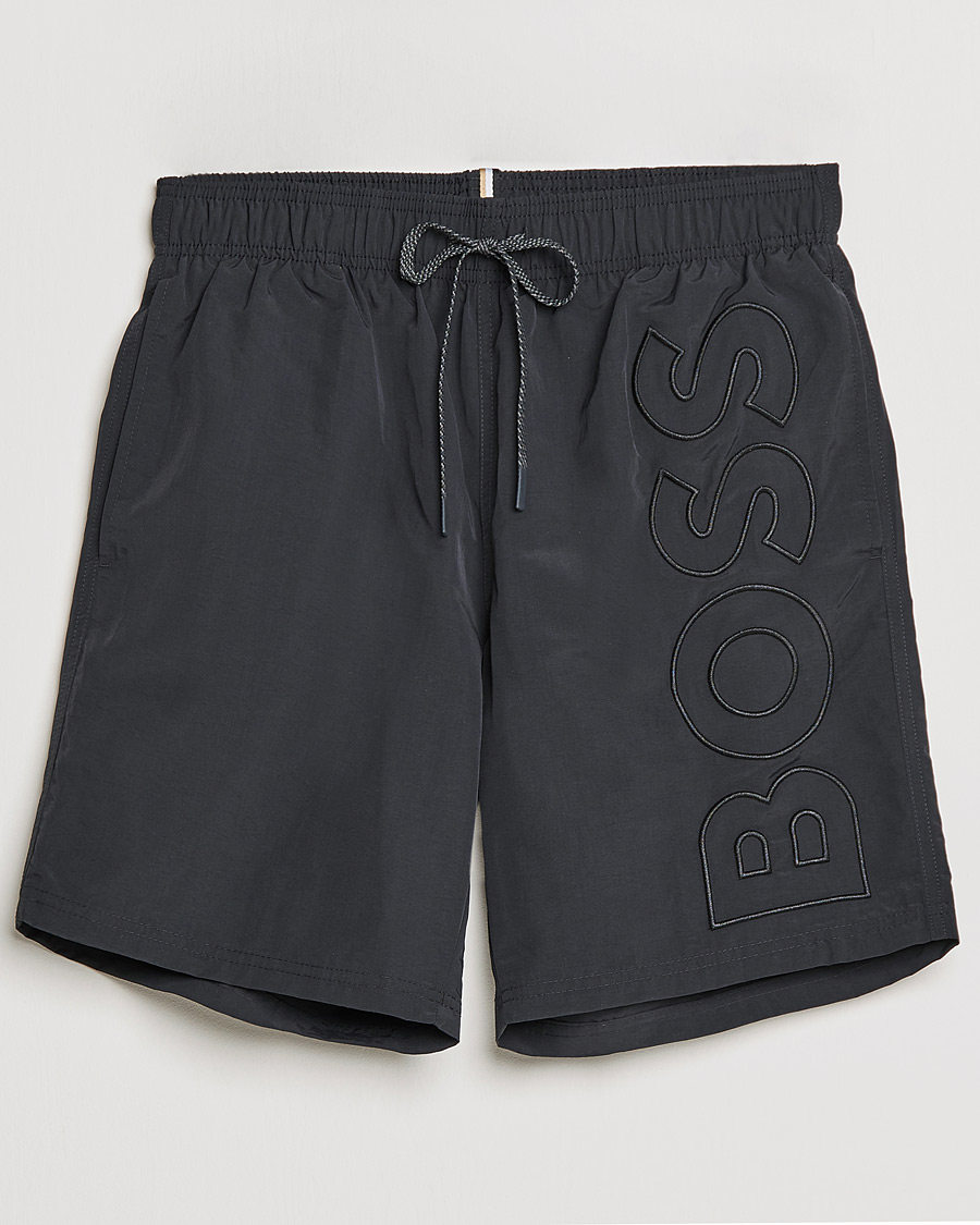Herre | Badeshorts | BOSS BLACK | Whale Swimshorts Black