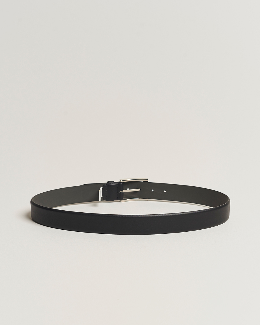 Herre | Bryllupsdress | BOSS BLACK | Barnabie Leather Belt 3,5 cm Black