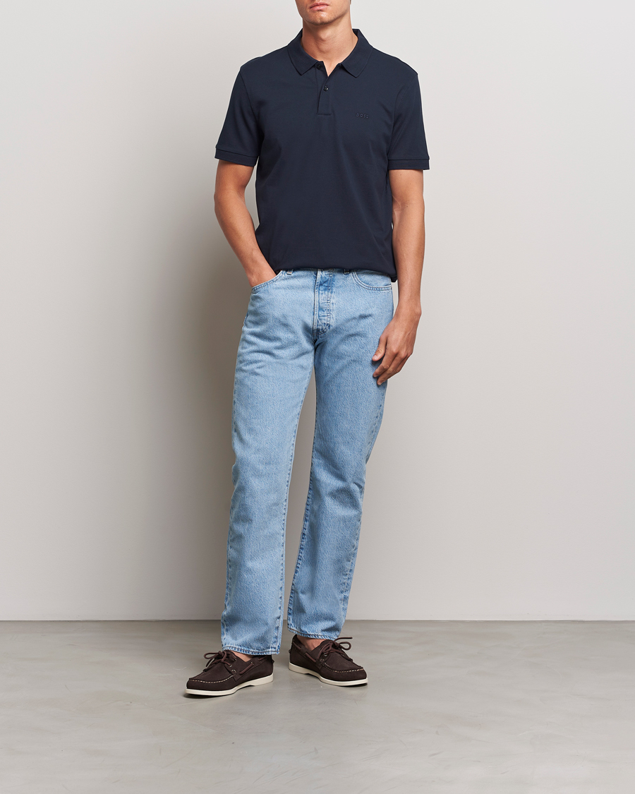 Herre | Pikéer | BOSS BLACK | Pallas Polo Dark Blue