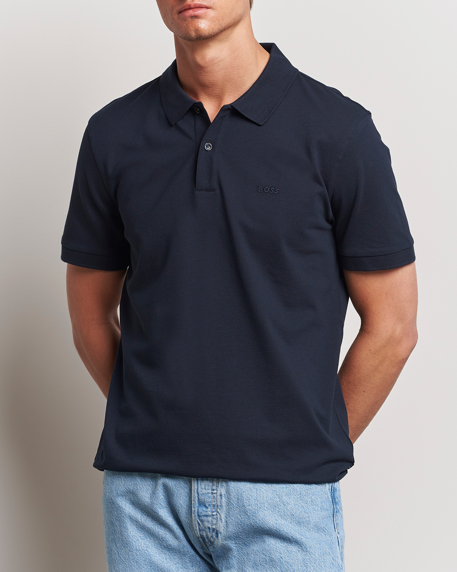 Herre | BOSS | BOSS BLACK | Pallas Polo Dark Blue